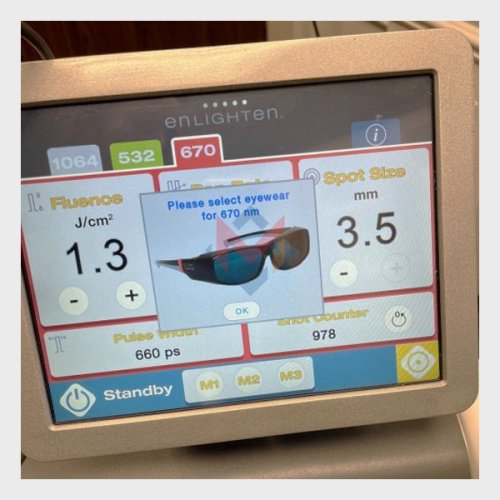 Available For Sale Cutera Enlighten SR Laser System (USED)