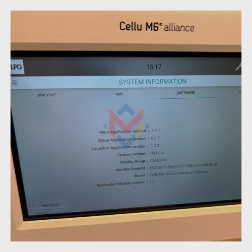 Available For Sale LPG Cellu M6 Alliance Medical Premium (USED)